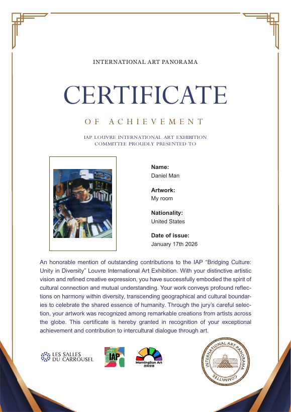 2026 IAP certificate, U.S. exhibitor